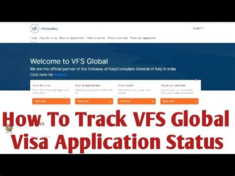 <b>TRACK YOUR APPLICATION</b>. . Vfs global tracking